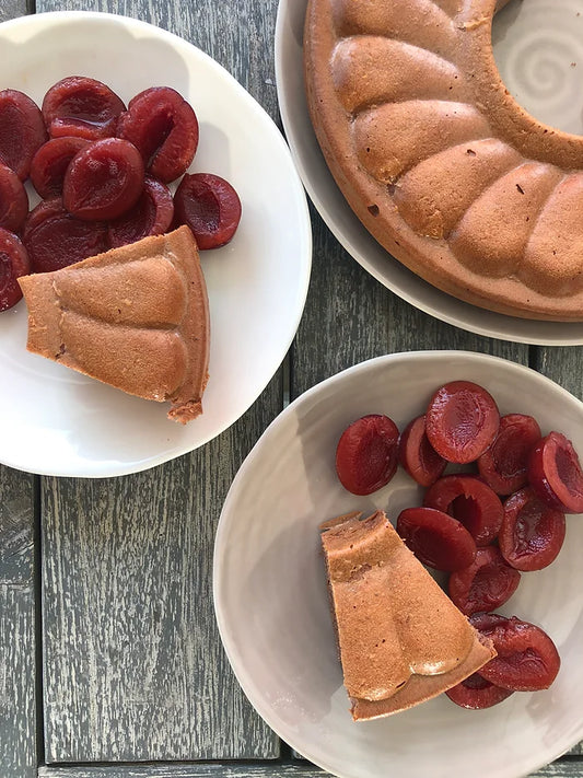 Gesunder low fat Protein Kuchen