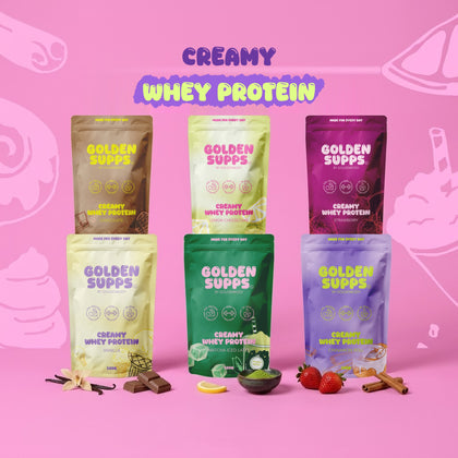 Golden Supps Creamy Whey Protein 500 g – alle 6 Sorten
