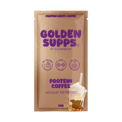 Golden Supps Probierbeutel 30 g – Protein Coffee Nougat Ristretto