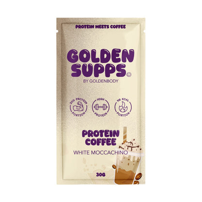 Golden Supps Probierbeutel 30 g – Protein Coffee White Moccachino