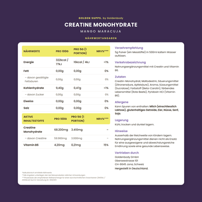 Creatine Monohydrate 500g