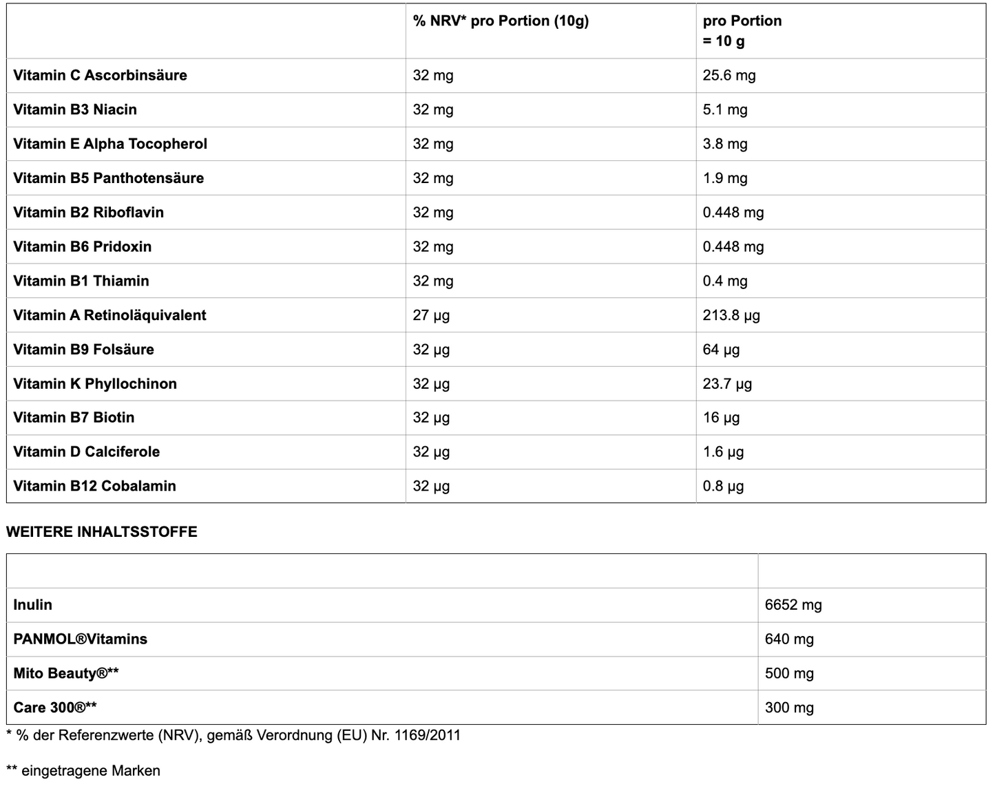 WOO Metabolic Dose 300g